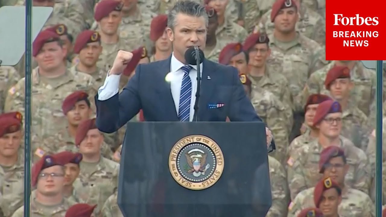 'We're Restoring The Warrior Ethos': Pete Hegseth Speaks To Troops At Fort Bragg