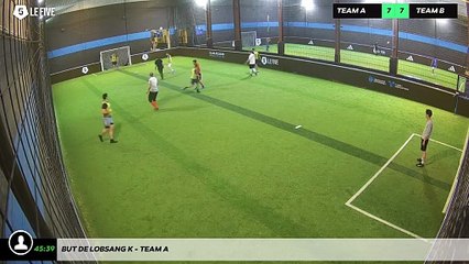 But de Lobsang K - Team A