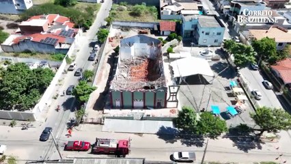 Desabamento na Igreja São Judas Tadeu localizada em Jequié, BA