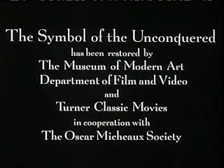 The Symbol of the Unconquered (1920) – A Silent Drama of Race and Resilience