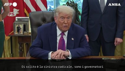 Los Angeles, Trump: "Senza Guardia nazionale, ora sarebbe rasa al suolo"