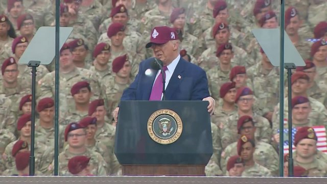 Trump vows to jail anyone who burns the US flag for one year