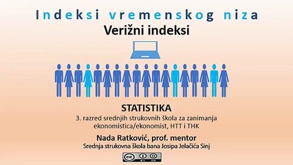 Indeksi vremenskih nizova Verižni indeksi