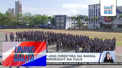 PNP, binuhay ang direktiba na bawal ang mga overweight na pulis | Unang Balita