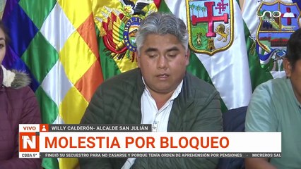 MOLESTIA POR BLOQUEO EN SAN JULIÁN