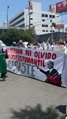 Estudiantes de la UAEMéx marchan en silencio