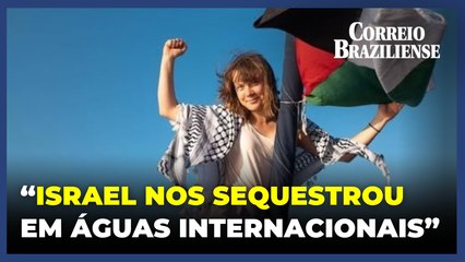 Greta Thunberg denuncia sequestro por Israel 'em águas internacionais'