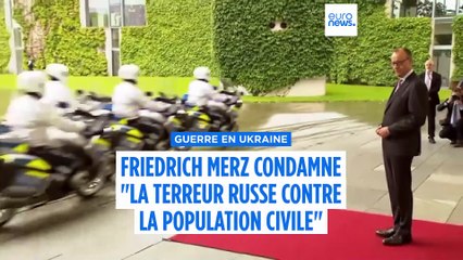 Guerre en Ukraine : Friedrich Merz accuse la Russie de "terreur contre les civils"