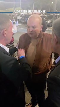 O governador Ibaneis Rocha (MDB) chega ao Centro de Convenções Ulysses Guimarães para prestigiar o musical Chatô & Os Diários Associados - 100 anos anos de paixão