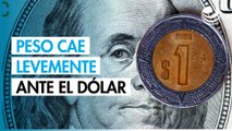 Peso cae levemente; mercado espera dato de inflación de EU