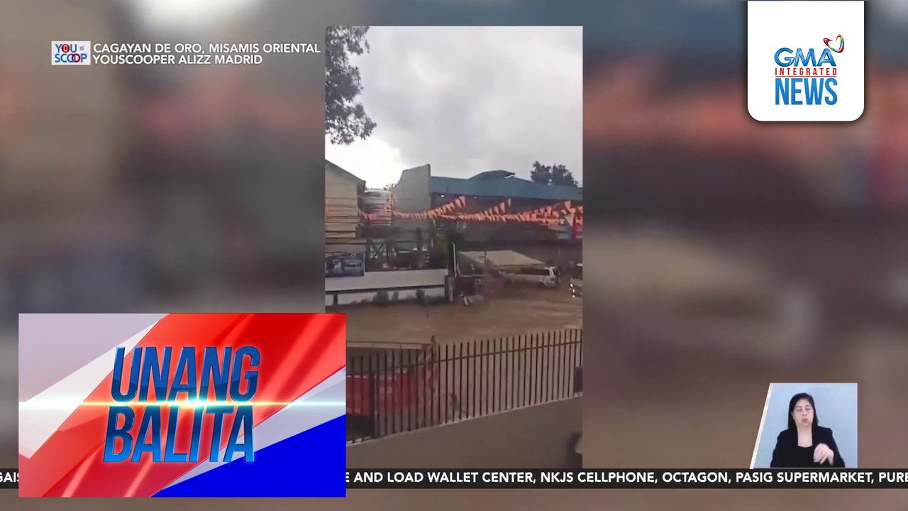 Ilang kalsada, binaha kasunod ng malakas na ulan | Unang Balita