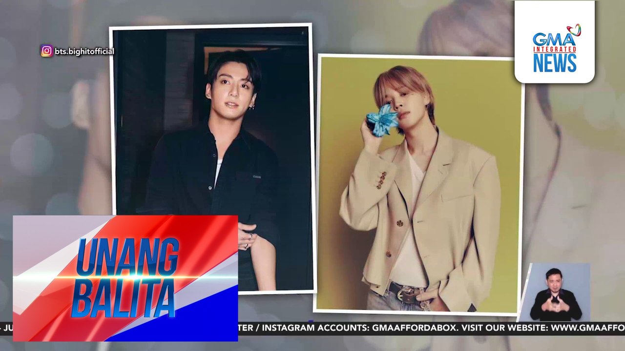 BTS members Jimin at Jungkook, discharged na kasunod ng pagtatapos ng kanilang military service | Unang Balita
