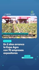 En 2 días arranca la Expo Agro con 70 empresas expositoras
