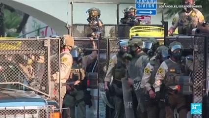 Continúan las protestas en Los Ángeles pese a la presencia de la Guardia Nacional