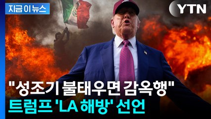 "화염병 던지는 그들은 동물"...'LA 시위' 침공으로 규정한 트럼프 엄포 [지금이뉴스] / YTN