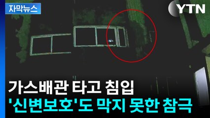 [자막뉴스] 벽 타고 올라오더니...'신변보호'도 막지 못한 참극 / YTN