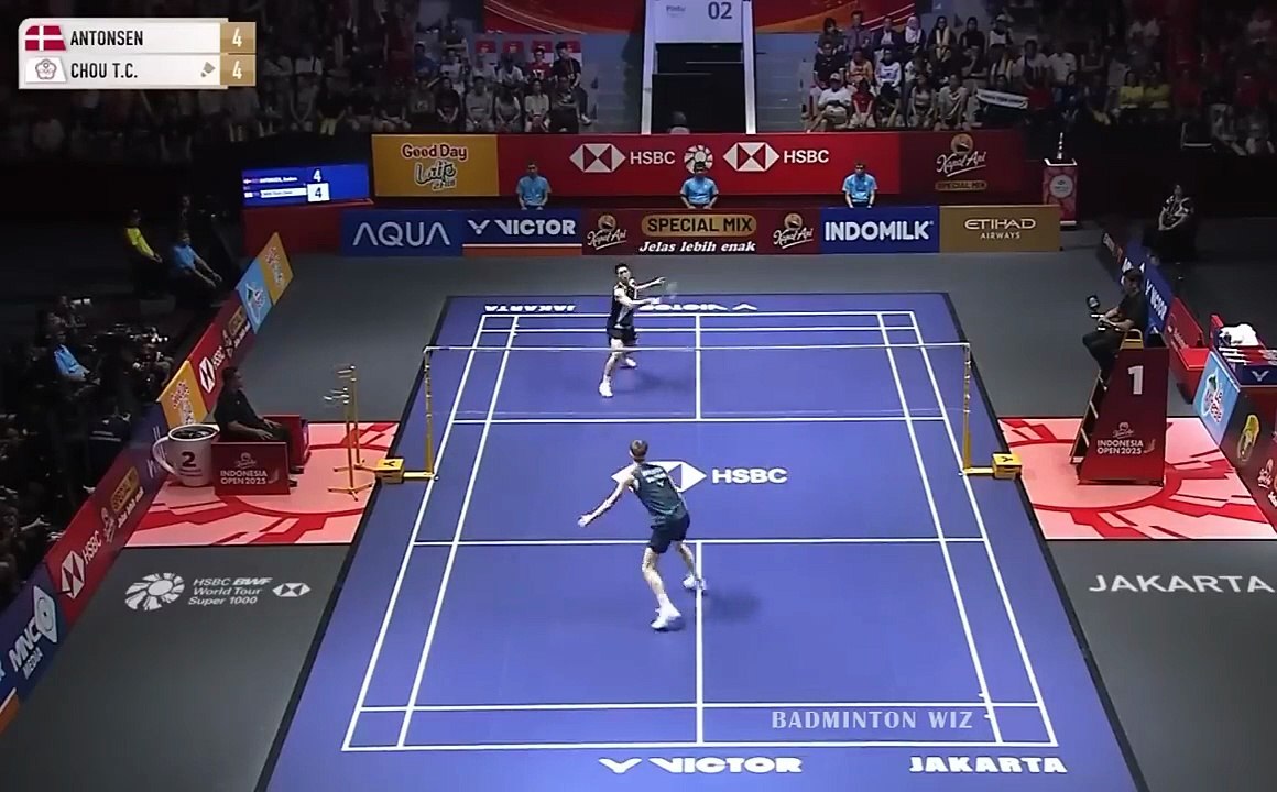 Anders antonsen  chen ku io final match 2025 indonesia master badminton tournament 2025
