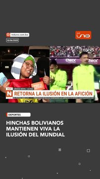Hinchas bolivianos mantienen viva la ilusión del Mundial