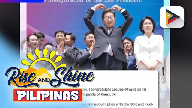 PBBM, nagpaabot ng pagbati sa bagong presidente ng South Korea