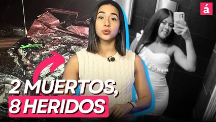 Impactante accidente en Baní-Azua deja 2 víctimas mortales