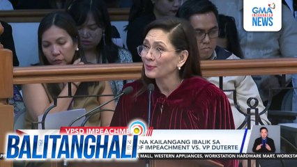 Sen. Hontiveros - Hindi na kailangang ibalik sa Kamara ang Articles of Impeachment vs. VPSD | Balitanghali