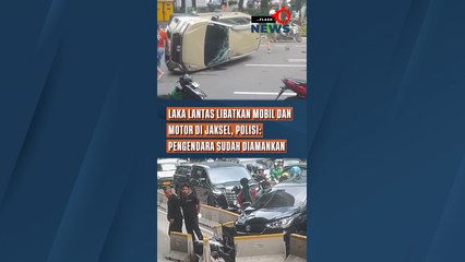 Laka Lantas Libatkan Mobil dan Motor di Jaksel, Polisi Pengendara Sudah Diamankan