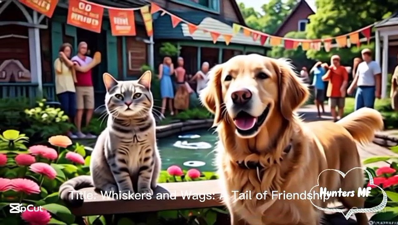 Cat & Dog Become UNLIKELY BEST FRIENDS/ Kitten/ Dog & Cat/ Dog/ Cat/ Beat Friend/ AI/ AI Video/ Cats #ai #aivideo #cat #dog #friendship