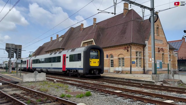 De Panne | Trein Kusttram Strand / Train SNCB Tramway | Belgique Bretagne Télé