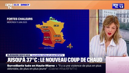 Fortes chaleurs: jusqu'à 37°C dans le sud-ouest de la France sont attendus cette semaine
