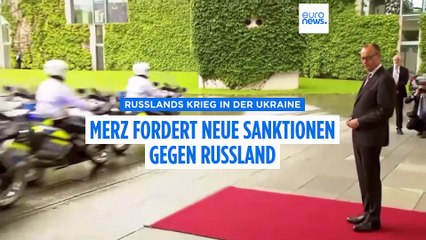 Nach Angriffen auf ukrainische Wohngebiete: Merz wirft Russland "Terror gegen Zivilisten" vor