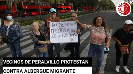 Vecinos de Peralvillo 75 bloquean Eje 2 Norte y Reforma contra albergue migrante