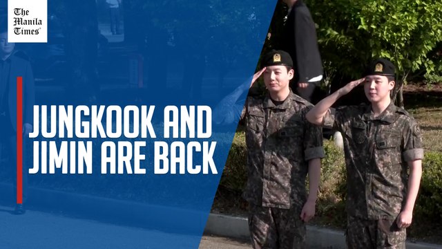 BTS members Jungkook and Jimin finish military service