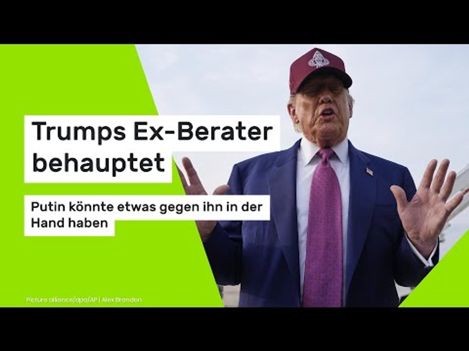 Trumps Ex-Berater behauptet: Putin könnte etwas gegen ihn in der Hand haben
