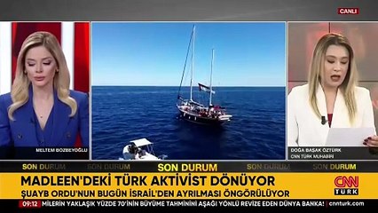 Madleen'deki Türk aktivist dönüyor
