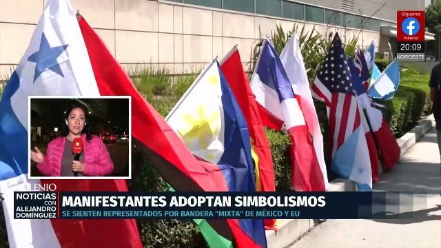 Operativo federal sin arrestos en el segundo día de toque de queda en LA