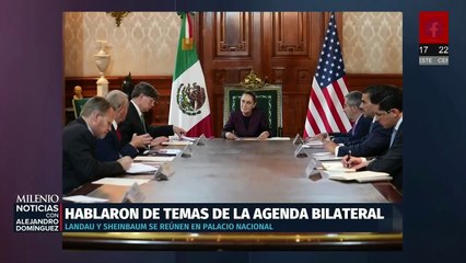 Encuentro clave entre Sheinbaum y Christopher Landau antes de visita de Rubio