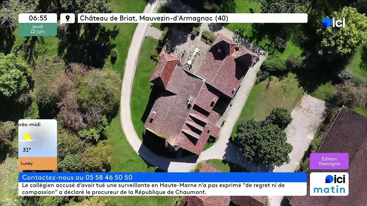 12/06/2025 - ici matin par ici Gascogne en vidéo