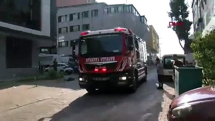 İstanbul'da iş merkezinde korkutan yangın