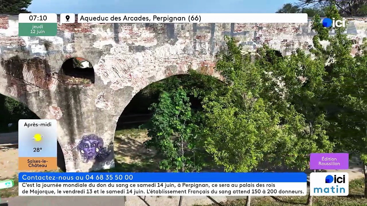 12/06/2025 - ici matin par ici Roussillon en vidéo