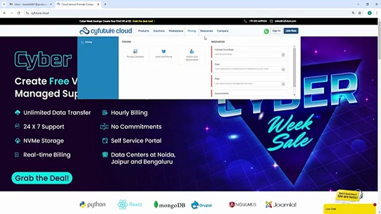 How to Access Cyfuture Enterprise Cloud