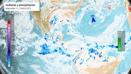 La presencia de diversos fenómenos meteorológicos en México favorece a la temporada de lluvias