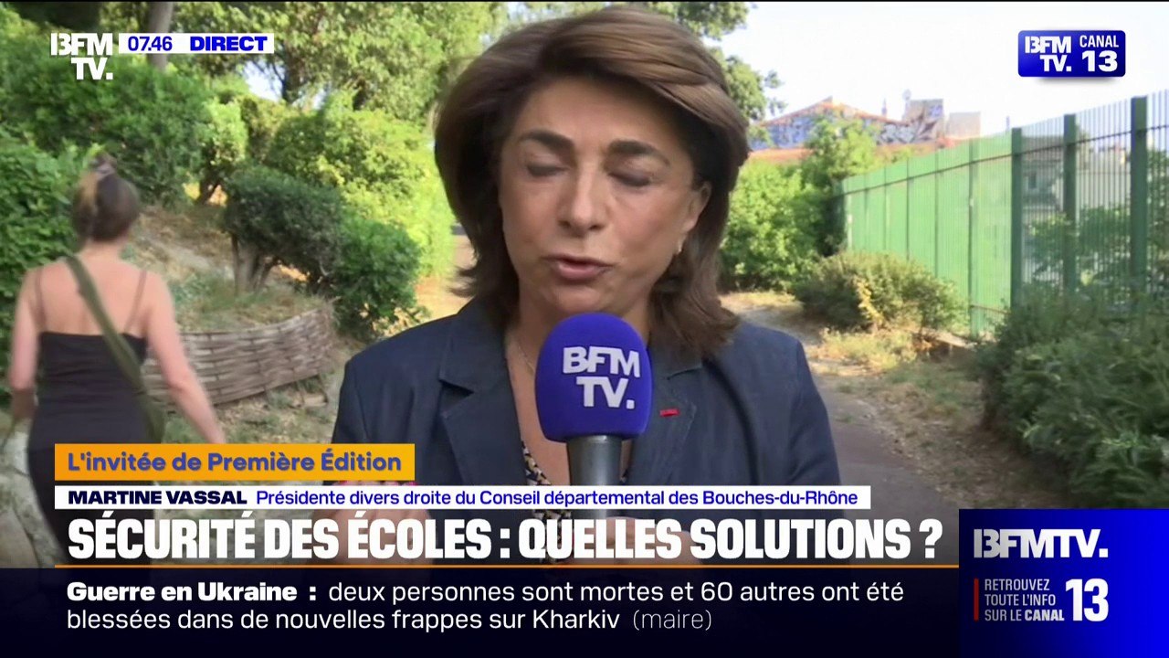 Sas de sécurité, clôtures réhaussées... "C'est plus de 90% de nos collèges qui sont protégés aujourd'hui', explique Martine Vassal (présidente du conseil département des Bouches-du-Rhône)