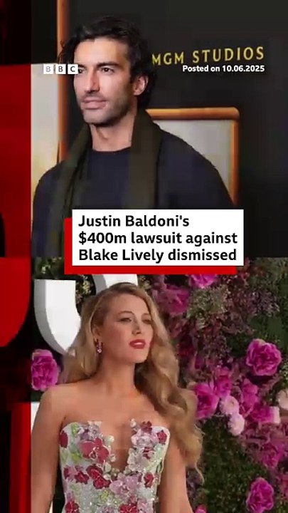 Un juge américain rejette la plainte estimée à 400 millions de dollars de l'acteur et réalisateur Justin Baldoni contre Blake Lively, qui s'affrontent en justice depuis des mois sur fond d'accusations de harcèlement sexuel portées par l'actrice