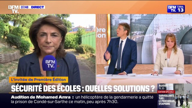 Sécurité des écoles: Nous avons dépensé 77 millions d'euros , pour équiper les établissements, assure la présidente du Conseil départemental des Bouches-du-Rhône