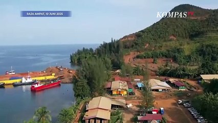 Penampakan dari Udara Pulau Gag di Raja Ampat yang Jadi Lokasi Tambang Nikel
