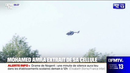 Mohamed Amra extrait de sa prison sécurisée ce mercredi pour être entendu à Paris