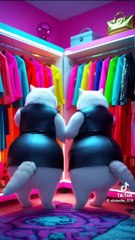 Fat and thin cat#Ai funny cats videos #Funny cat shorts#Cat short#Funny videos#FOR YOU#Ai funny#Shorts#Duet#For you page#Ai videos#Ai funny videos