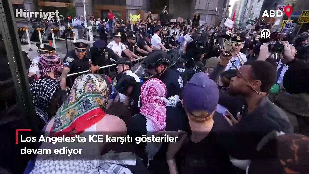 Los Angeles'ta protestolar devam ediyor