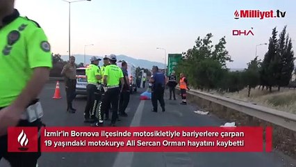 İzmir'de feci kaza: 30 metre sürüklenen motokurye hayatını kaybetti