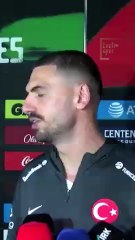 Merih Demiral: İnşallah milli forma altında nice başarılar bize nasip olur